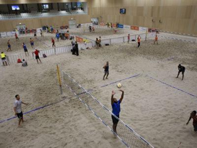 THE HAGUE, NETHERLANDS - JUNE 13: during the FIVB Beach Volleyball World Tour at the Sportcampus Zuiderpark on June 13, 2017 in The Hague, Netherlands. (Photo by Gonzalo Arroyo Moreno/Getty Images for FIVB)